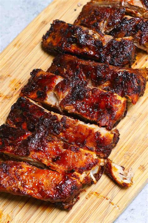 Minutes Tender Air Fryer Bbq Ribs How To Cook Baby Back Ribs In Air