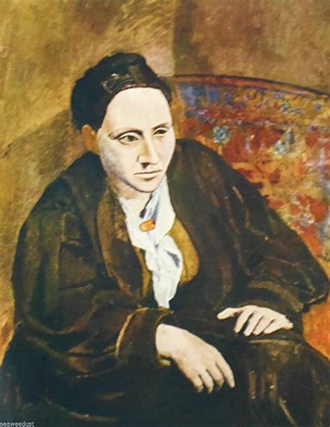 Gertrude Stein By Pablo Picasso Vivian Lawry