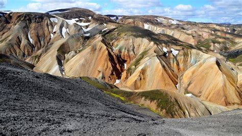 Ein Tagesausflug Auf Den Vulkan Blahnukur Im Hochland Von Island