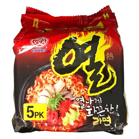 Ottogi Yeul Spicy Korean Ramen 600 G 5 Japan Centre Ramen