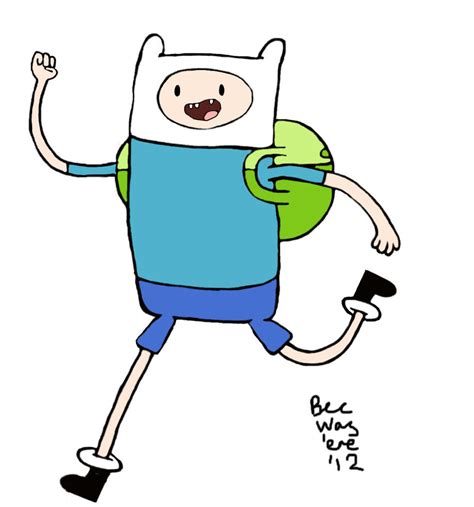 Fin From Adventure Time By Bec Waz Ere27 On Deviantart