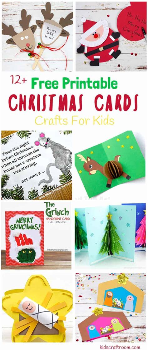 Oct 08, 2020 · 17 free printable christmas cards holly jolly christmas. Printable Christmas Cards For Kids - Kids Craft Room