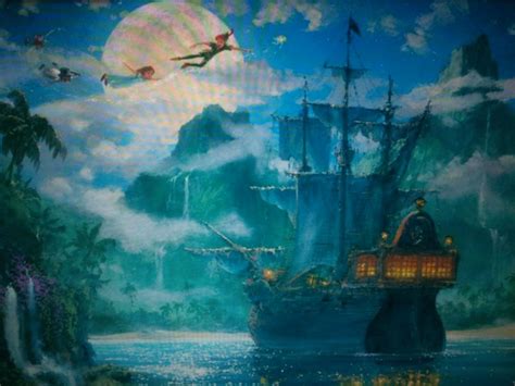 Peter Pan Painting Stunning Disney Fine Art Peter Pan Art Disney Art