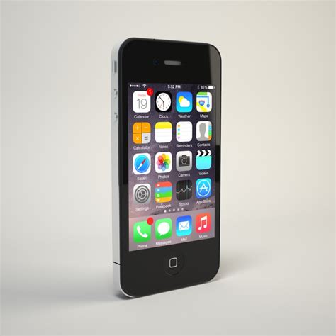 Apple Iphone 4s 3d Model