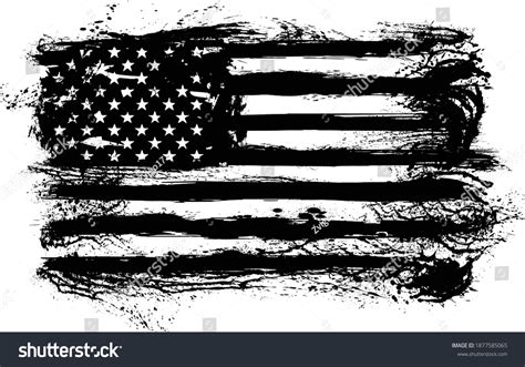 Usa Flag Distressed American Flag With Splash Royalty Free Stock