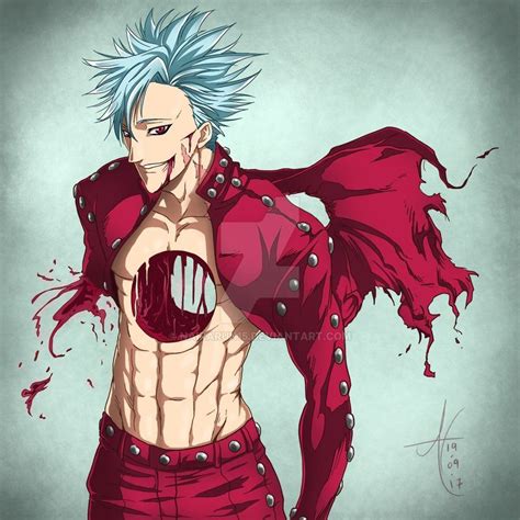 Digital Painting Undead Ban Of The Seven Sins By Nairarun15 Seven Deadly Sins Anime 7 Deadly