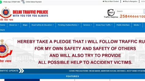 How To Pay Online Challan In Delhi Step By Step Process Spinny