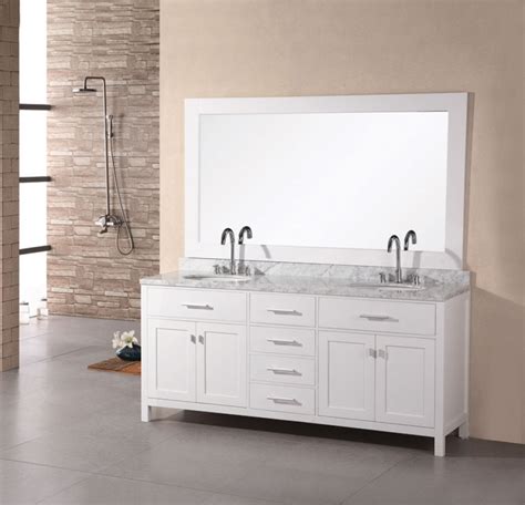 55 results for white bathroom double vanity. 72 Inch Modern Double Sink Bathroom Vanity in Pearl White ...
