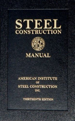Libro Steel Construction Manual 13th Edition Book De American