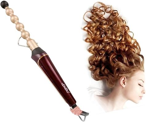 Professional Hair Curling Iron Wand Curl Collection Bubble Curling Wand With Ceramic