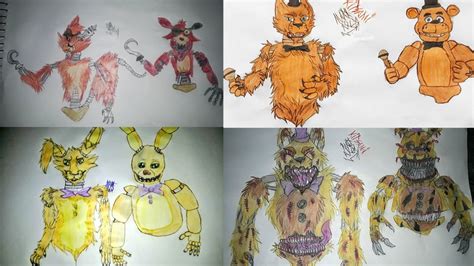 I Decided To Start A Project That Is Draw All Fnaf Characters In My