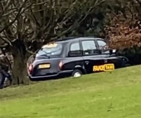 man stumbles across fake taxi used in porn films during walk with pal mirror online
