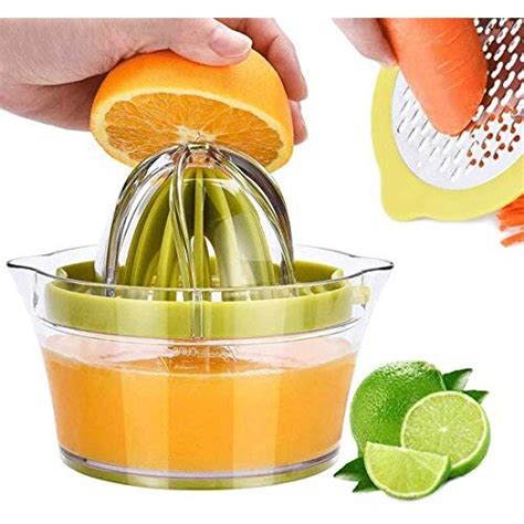 Drizom Citrus Lemon Orange Juicer Manual Hand Squeezer With Built In