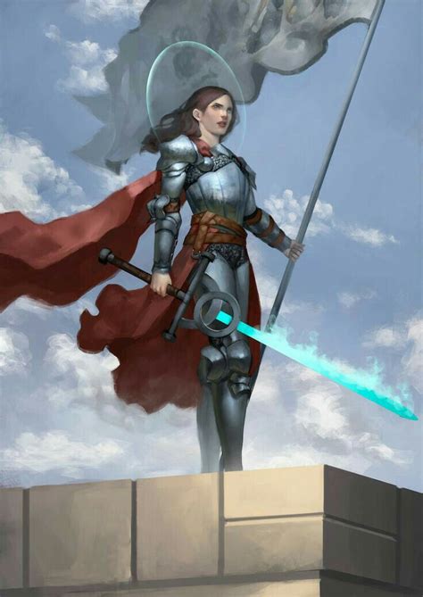 Female Paladin Knight - Pathfinder PFRPG DND D&D d20 fantasy | Character ideas in 2019 | Fantasy ...
