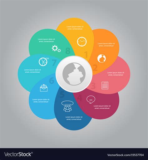 Business Diagram Circle Royalty Free Vector Image