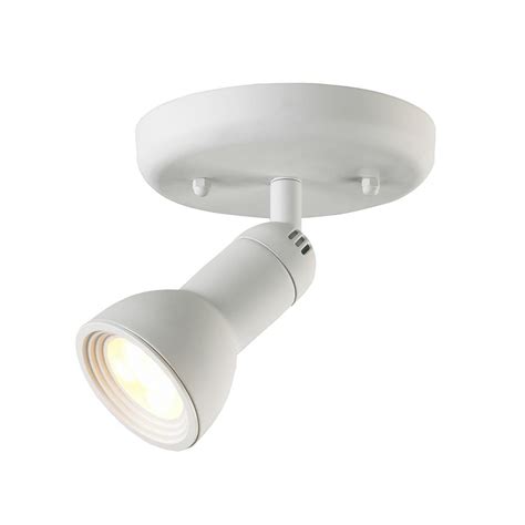 All products from ceiling mount directional spot lights category are shipped worldwide with no additional fees. Hampton Bay 5 in. 1-Light White Round Integrated LED Multi ...