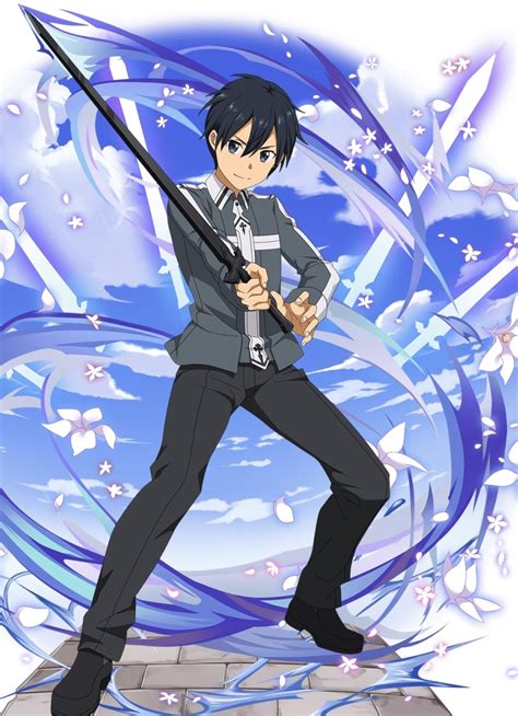 Download Wallpaper 840x1160 Anime Boy Kirito Kirigaya Kazuto Sword