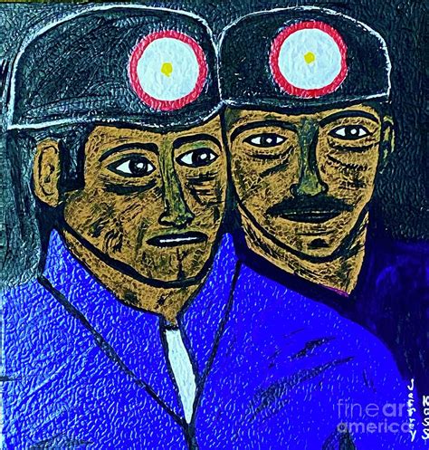 Two Young Coal Miners Painting By Jeffrey Koss Pixels