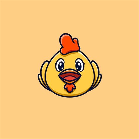 Premium Vector Happy Cute Chicks Logo Cartoon