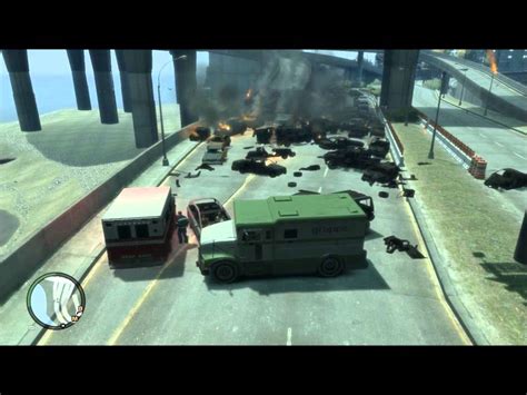 Grand Theft Auto 4 Traffic Explosion Youtube