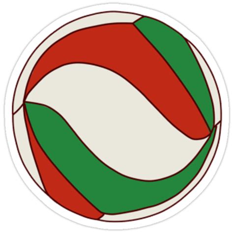 Haikyuu Volleyball Pattern Stickers By Quidditchchick Redbubble