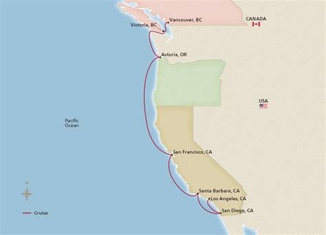 Pacific Coast Explorer Viking 8 Night Cruise From Vancouver To Los