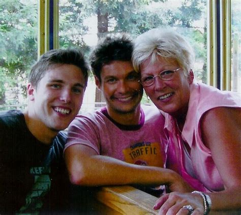 Tom Bridegroom Ryan Seacrest Toms Mother Martha Bridegroom Ryan