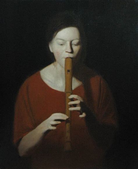 Flute Player Painting By Dirk Jan Zetstra Saatchi Art
