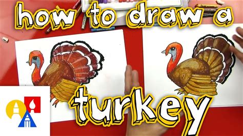 How To Draw A Cartoon Turkey Art Hub