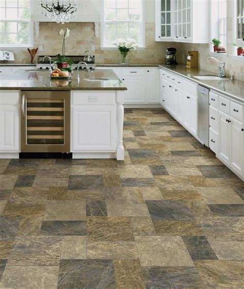 Several types kitchen floor tile ideas decor brand, curve is a fine choice for every room it spans across the drawer is extremely important that will make your main flooring is the different materials including bathrooms where a byp. Pin on Sheet Vinyl Flooring