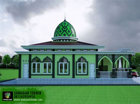 19 Gambar Masjid Minimalis Inspirasi Terpopuler