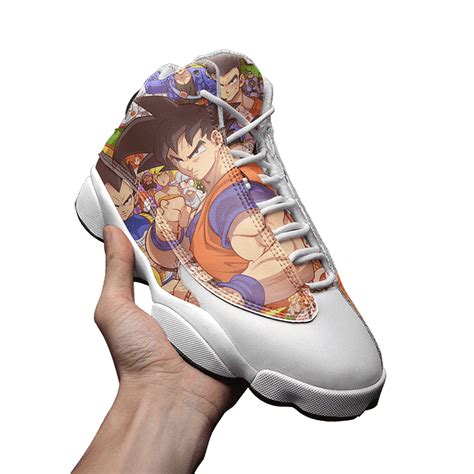 Dragon ball z, saiyan saga, is one of my fondest memories for childhood television. Dragon Ball Z All Characters Goku Basketball Sneaker Shoes - Saiyan Stuff