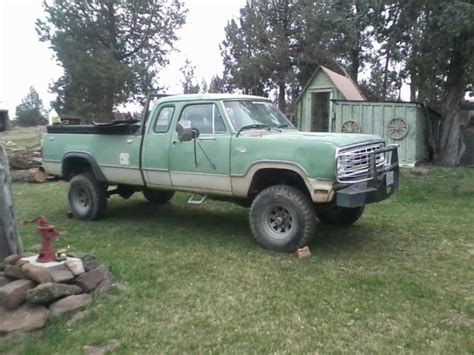 Dodge Power Wagon Extended Cab Pickup 1973 Green For Sale 1973 Dodge