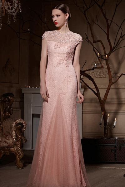 Soft Pink Embellished Evening Dress 30618a Elliot Claire London
