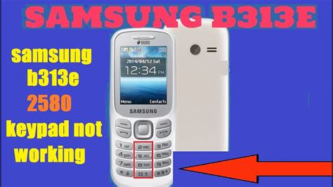 Download samsung b313e flash file, official indian firmware file.flashing guide by using flashtool and ealsy remove sim lock and dead boot repair. Samsung B313E Keypad 2580 Not Working - YouTube