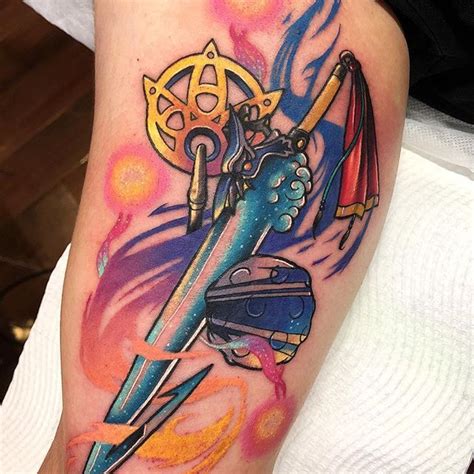 Final Fantasy Tattoo Fantasy Tattoos Final Fantasy Tattoo Gamer Tattoos