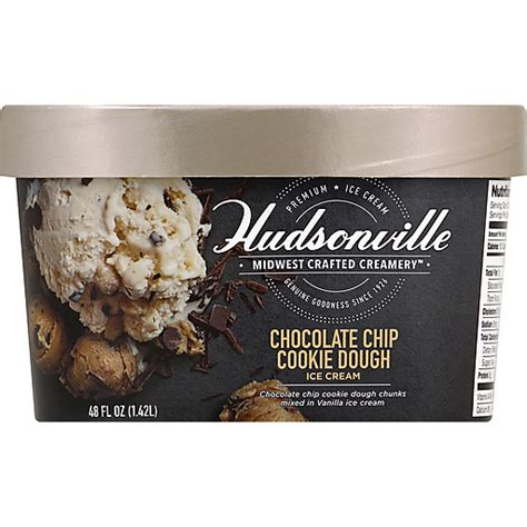 Hudsonville Chocolate Chip Cookie Dough Ice Cream Frozen Foods