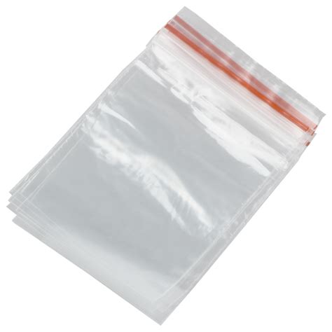 New 200 Ziplock Storage Bags Transparent Plastic Zipper Bags Bf Ebay