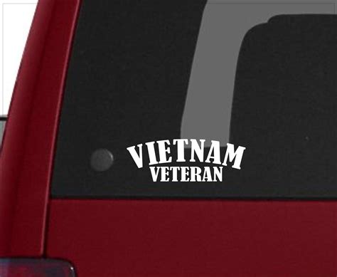 Vietnam Veteran Vinyl Decal Vietnam Veteran Sticker Vietnam Vietnam