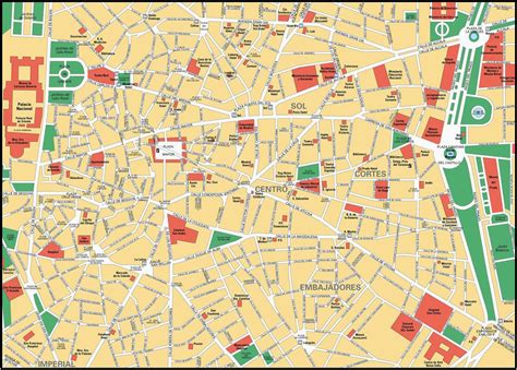 Mapas de Madrí Espanha MapasBlog
