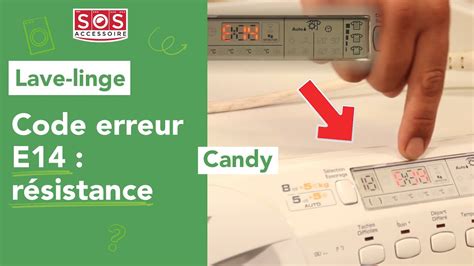 Comment résoudre un Code Panne E14 sur mon Lave Linge Candy La