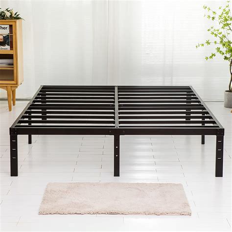 Buy Wulanos King Size Bed Frame 18 Inch Tall 3500lbs Heavy Duty Metal