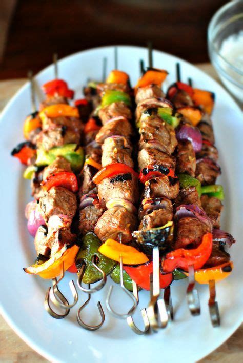 Grilled Marinated Steak Kebabs L SimplyScratch Com Steak Recipes