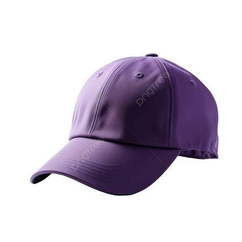 Purple Cap Wear Baseball Hat Side View Cap Fashion Helmet Png