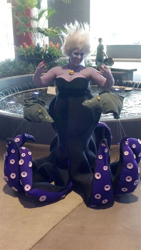 Incredible Ursula Cosplay Disney Cosplay Disney Costumes Cool