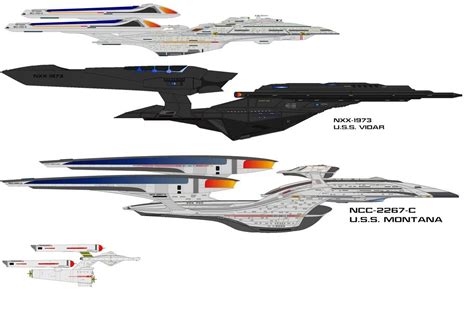 Size Comparison By Senkanyamato On Deviantart Star Trek Fleet Nave