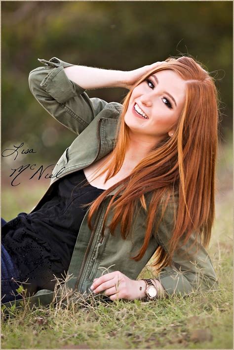Beautiful Red Haired Scholar Senior Pictures By North Texas