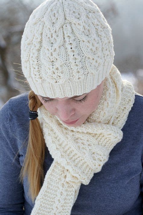 25 colors winter hat scarf mittens hand knit women set aran scarf hat mittens wool cap scarf