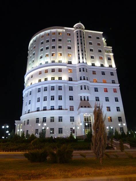 Turkmenistan Ashgabat At Night Travel Unlimited