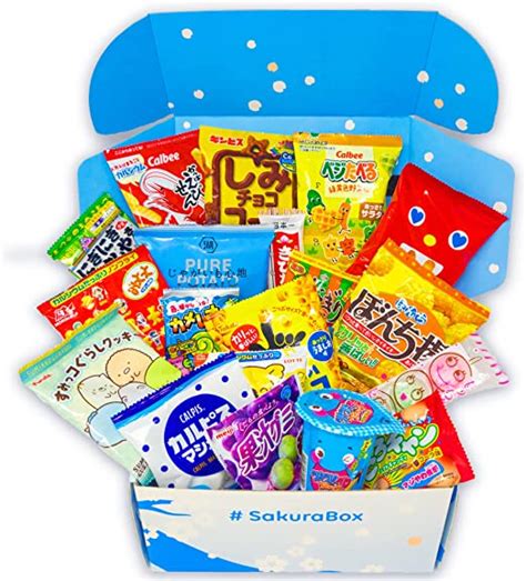 Sakura Box Japanese Candy And Snacks Okashi Share Pack Premium Okashi
